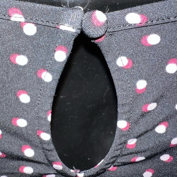 Tahari Boat Neck Balloon Sleeve Blouse - Picture 7 of 15